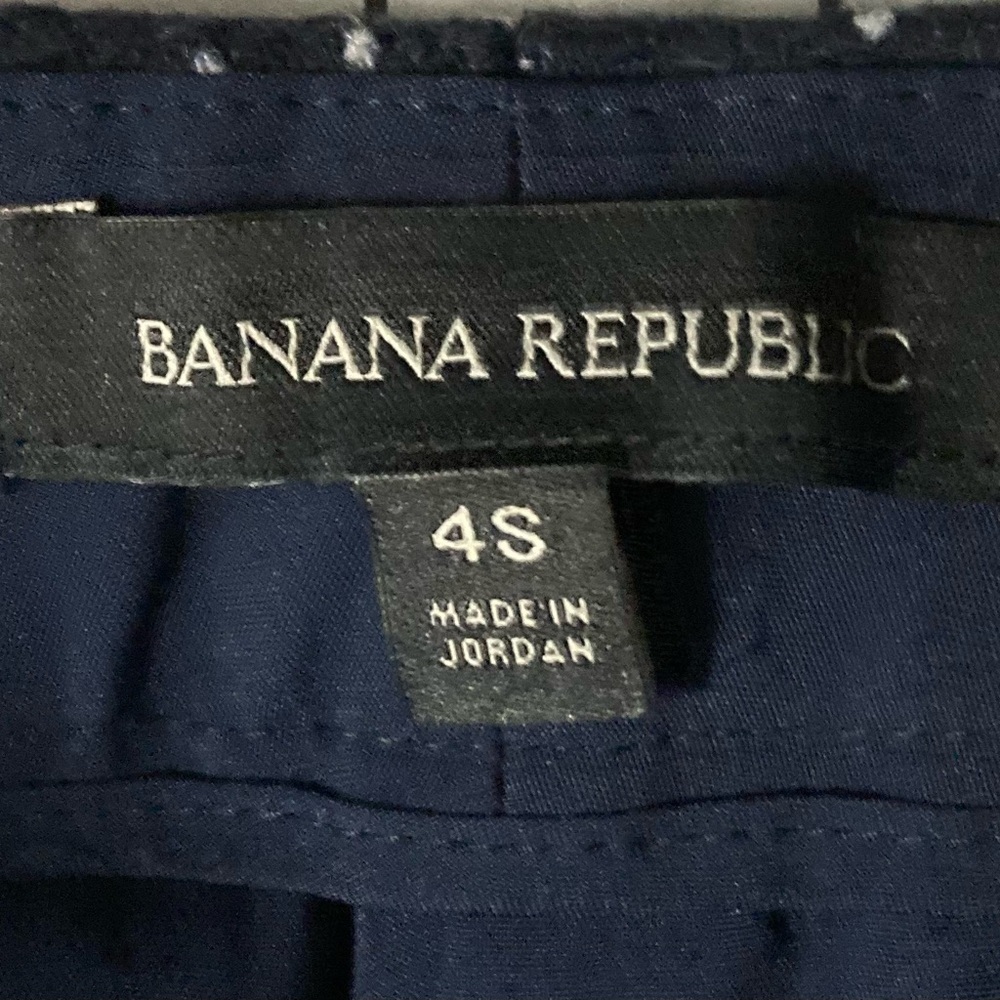 Banana‎ Republic Women’s Size 4 Polka Dot Logan Trouser Pants - Picture 3 of 6